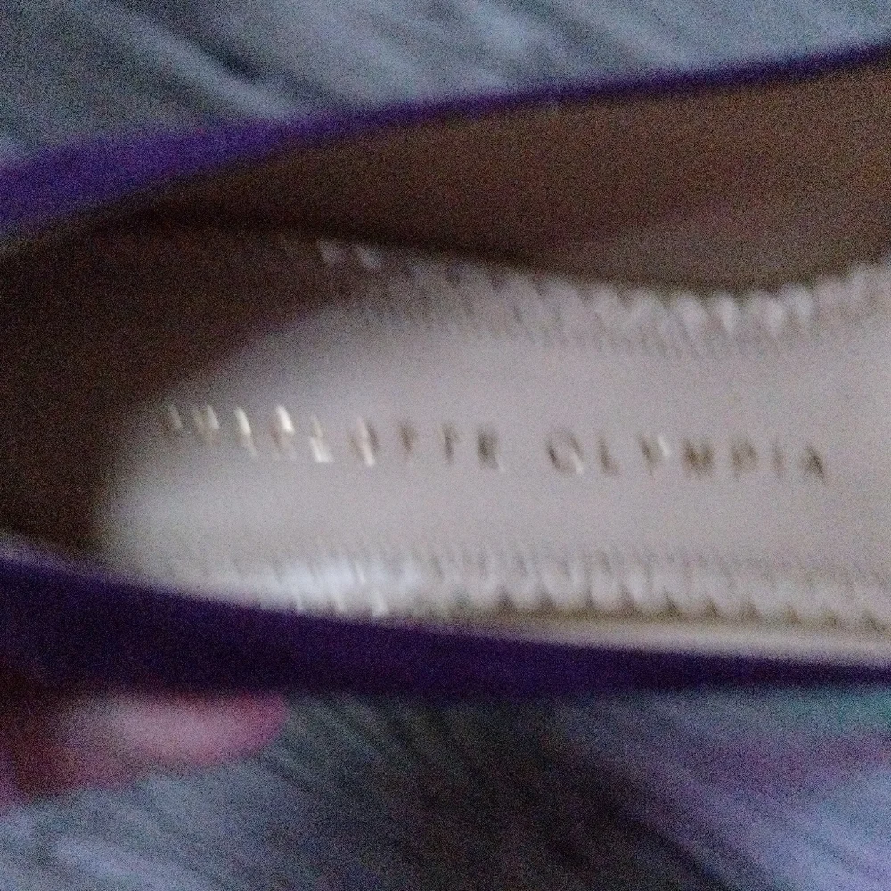Charlotte Olympia Purple Pink Platform Pumps Heels size 35 US 5